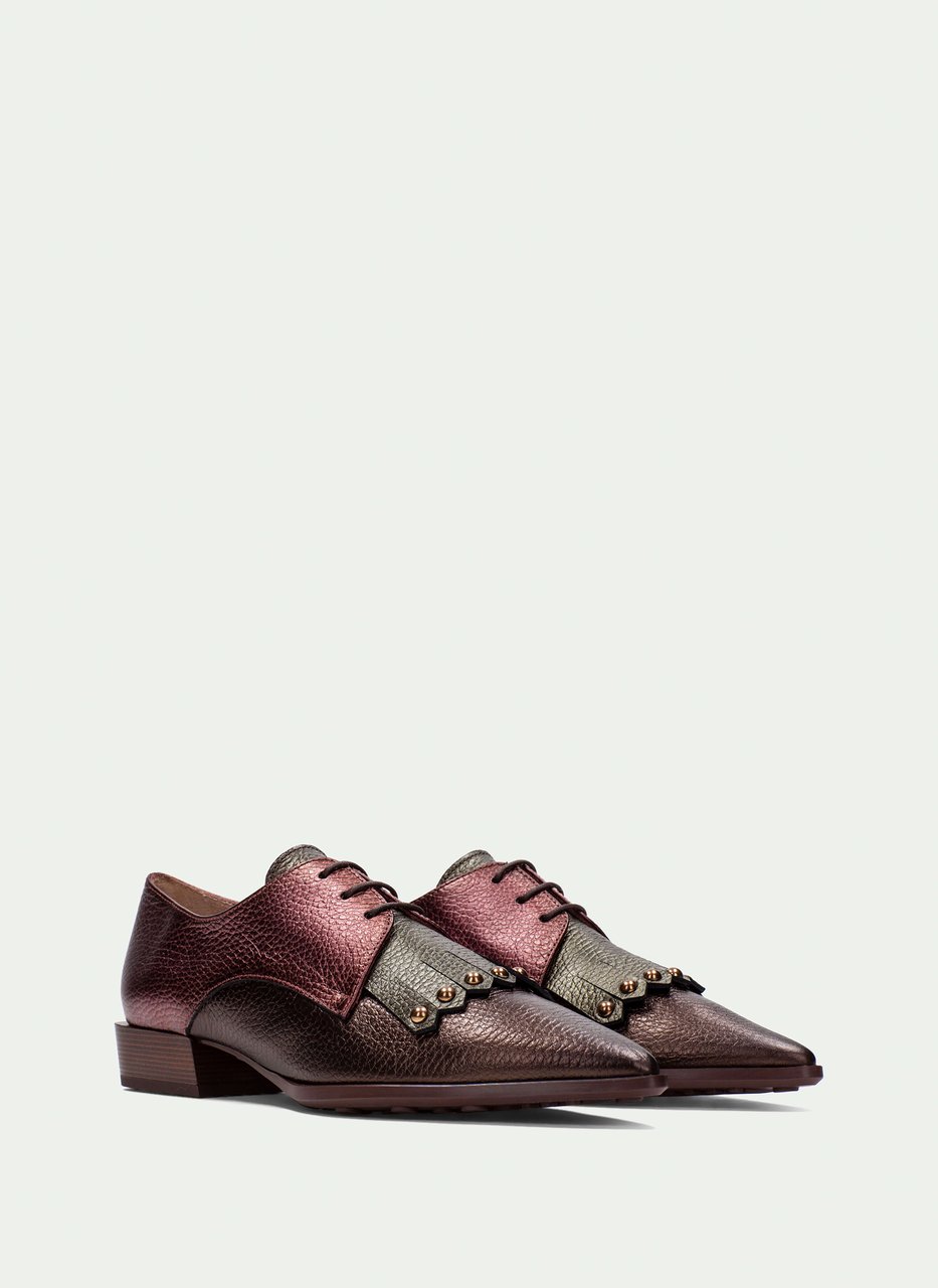 flat shoe turin multi-metal