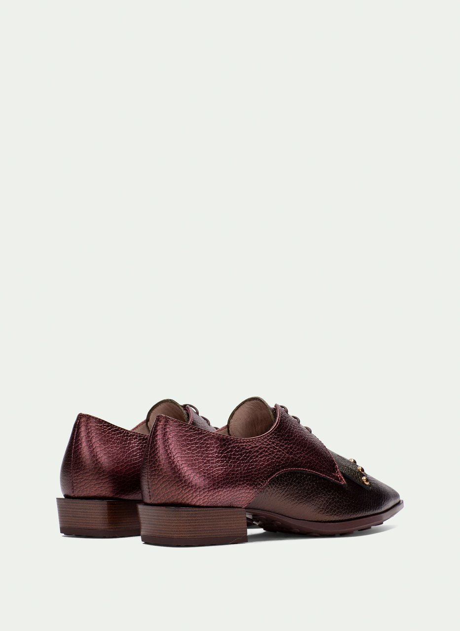 flat shoe turin multi-metal