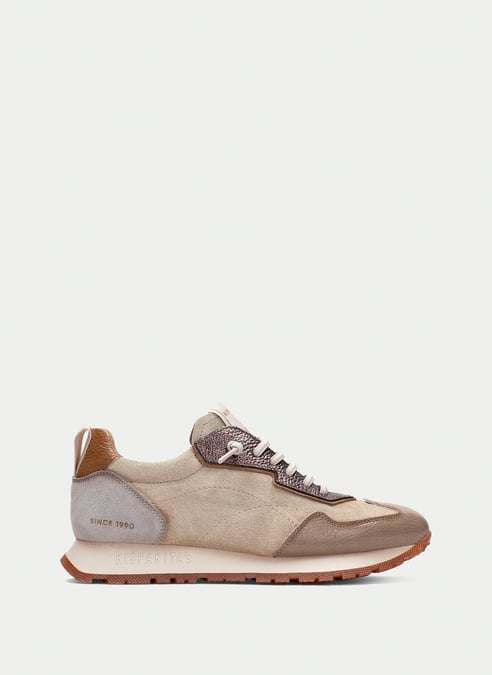 outlet sneakers kansas taupe-cinzento - hispanitas