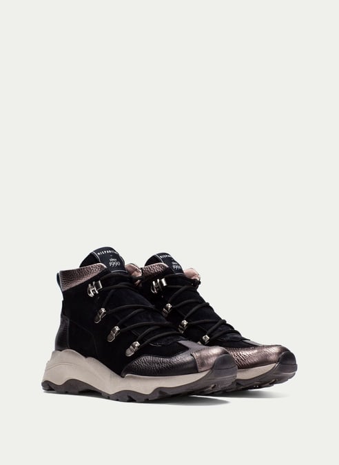 outlet sport-ankle-boot nepalblack - hispanitas