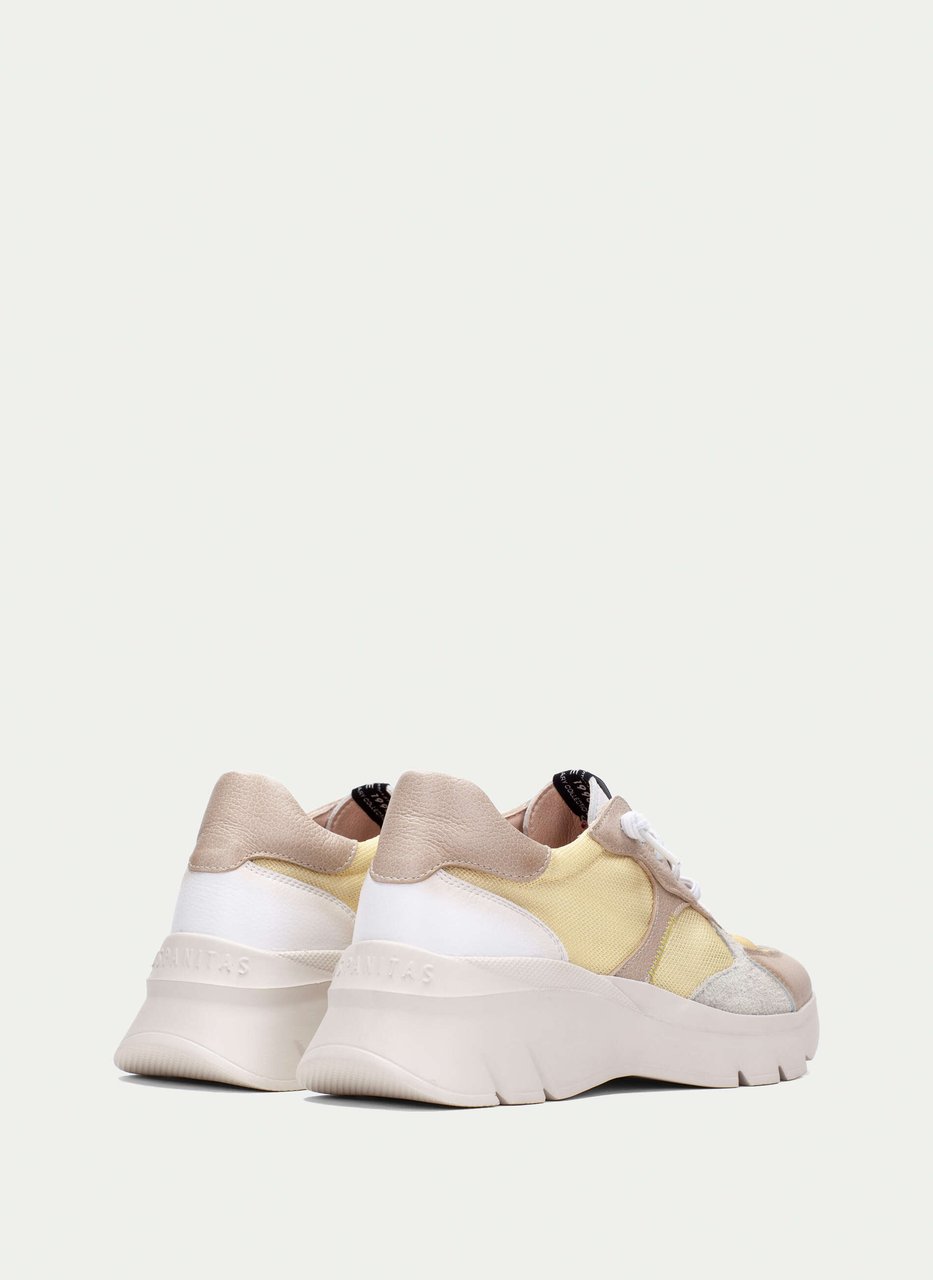 sportivi habana taupe-banana-bianco