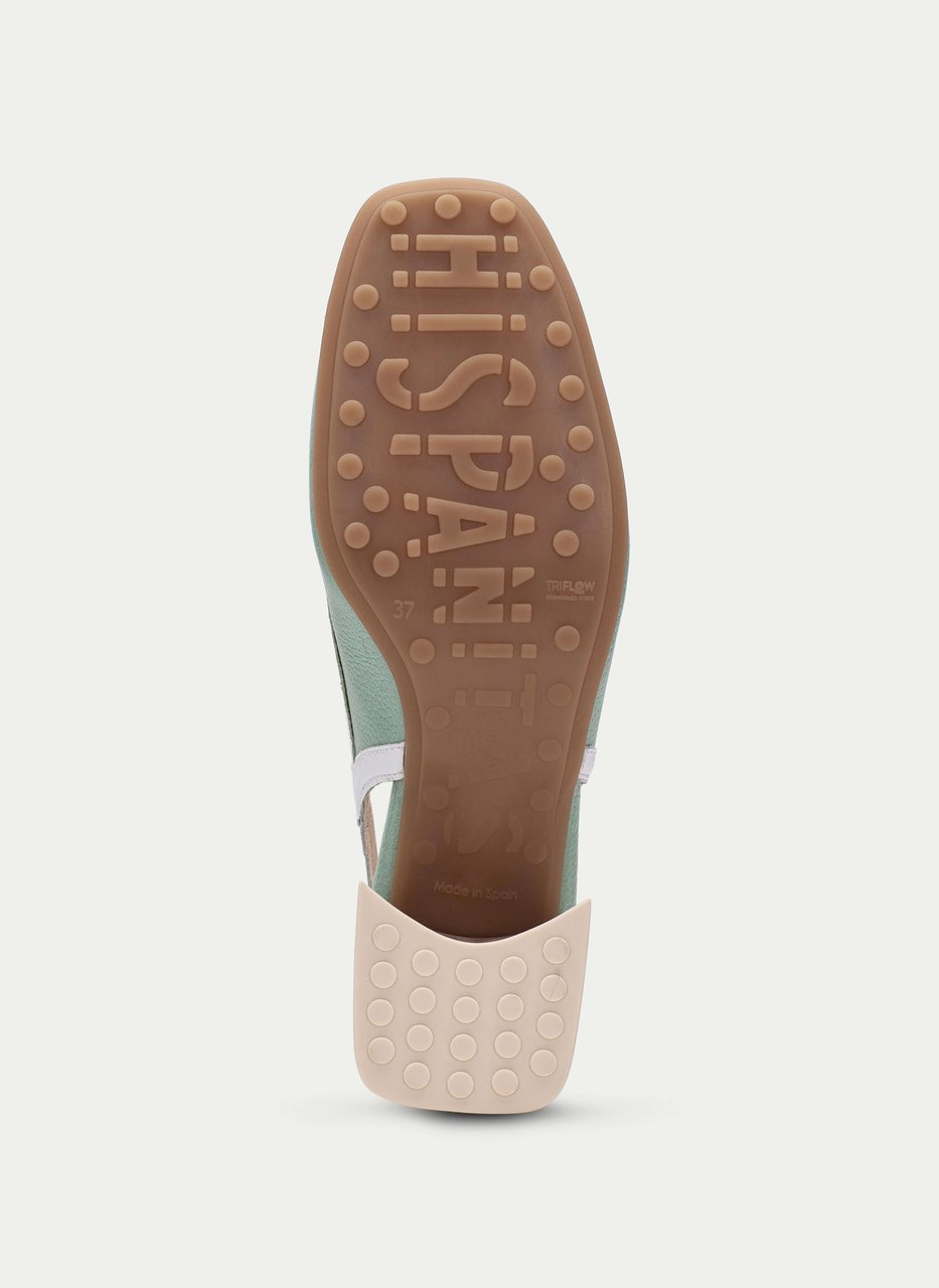 slingpump hanoi eukalyptus-silver