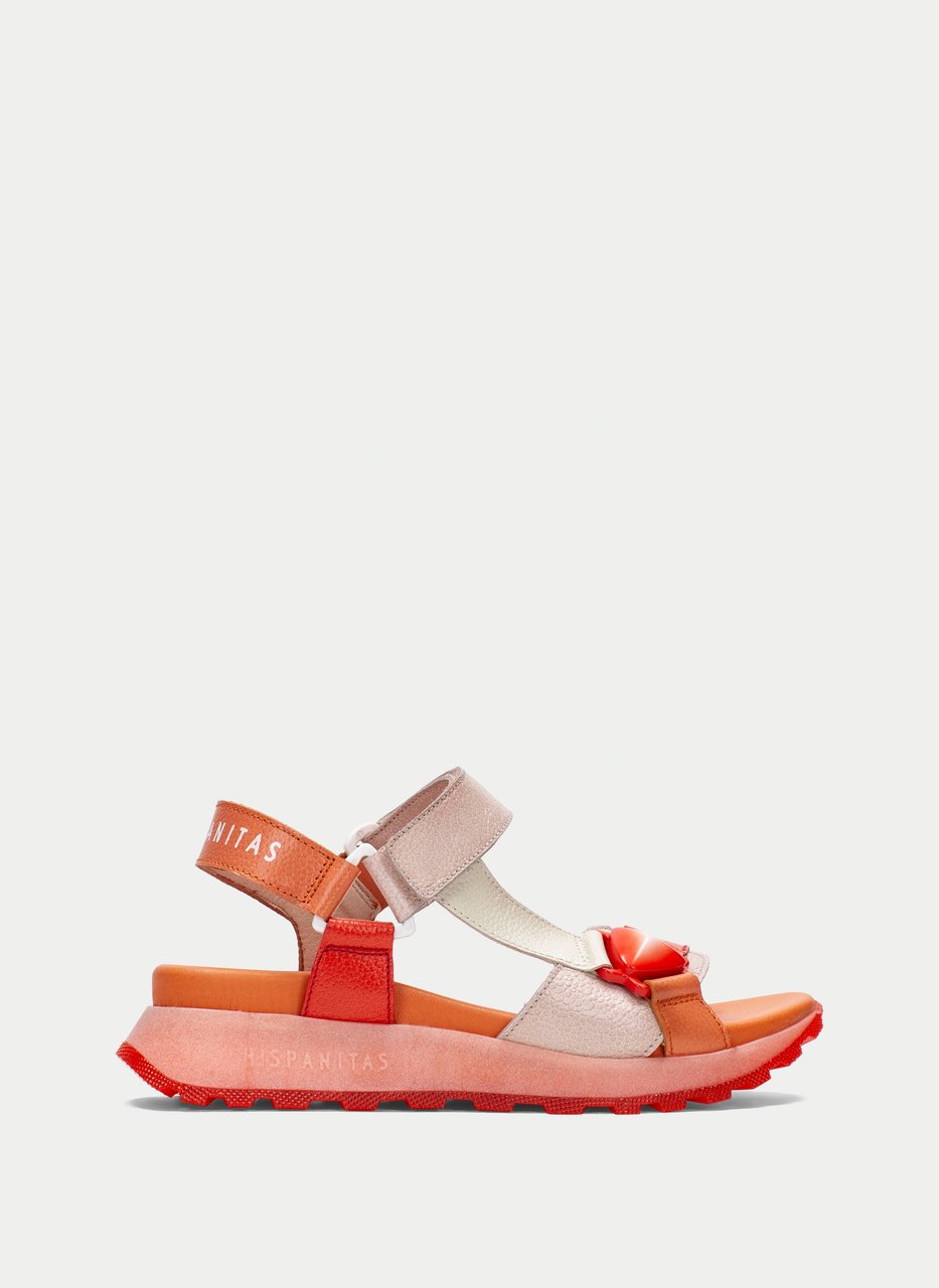 sandali sportivi maui corallo-scarlet