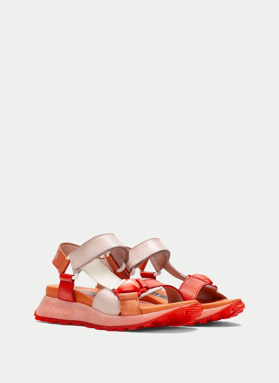sandali sportivi maui corallo-scarlet