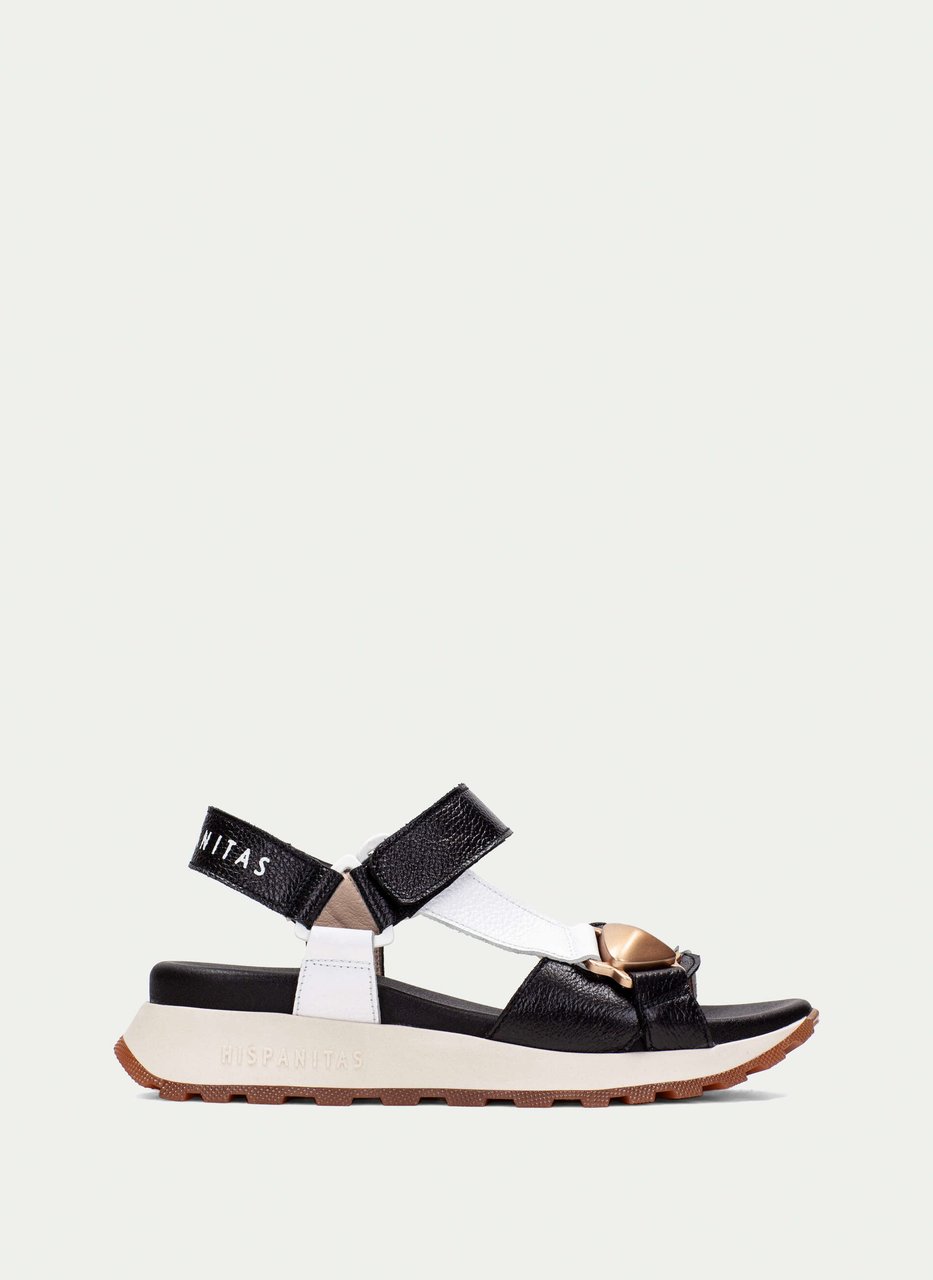 sandali sportivi maui nero-bianco
