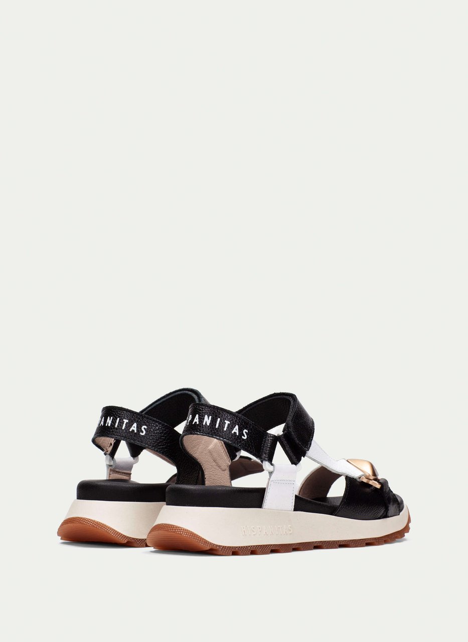 sandali sportivi maui nero-bianco