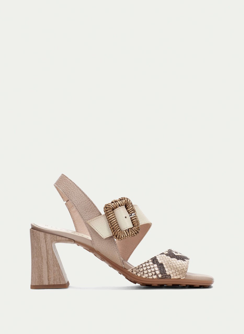 sandalen miami snake-taupe