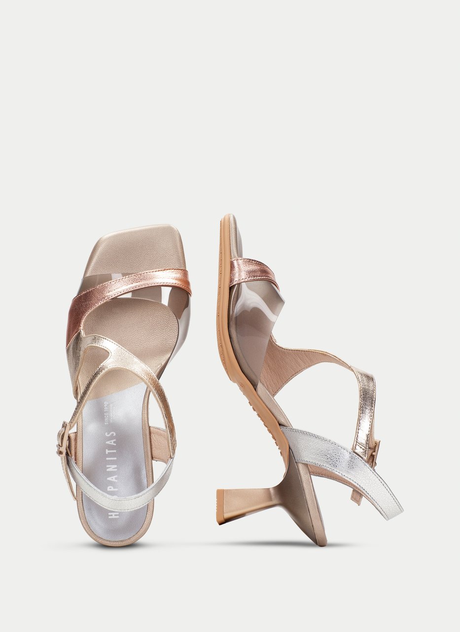 heeled sandal danielle metals