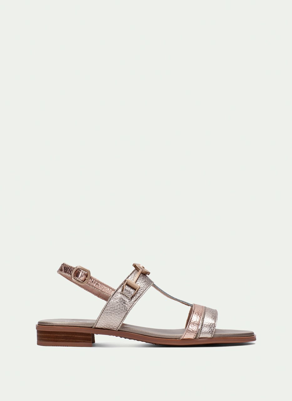 flat sandal yakarta metals