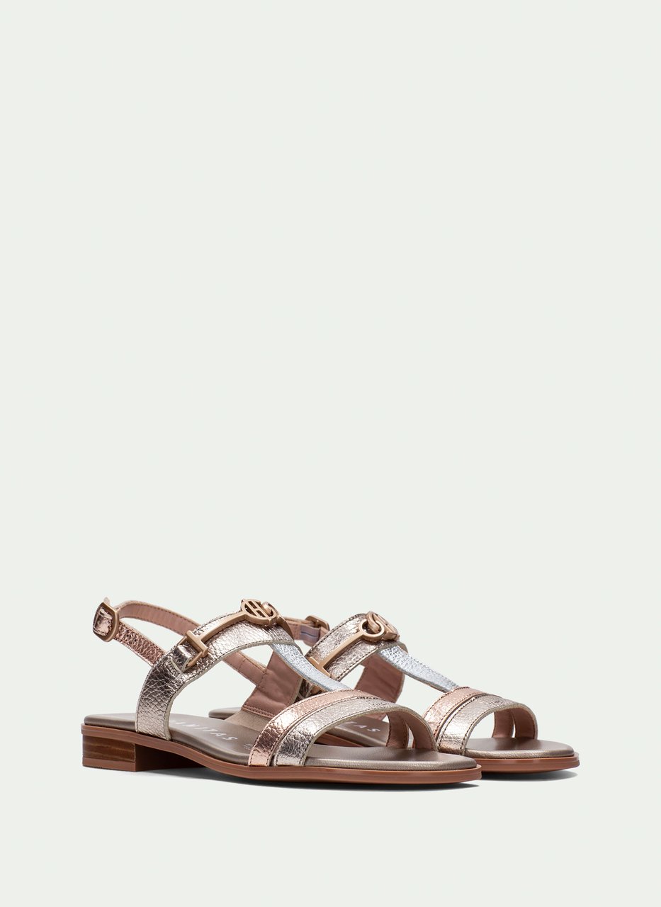 flat sandal yakarta metals