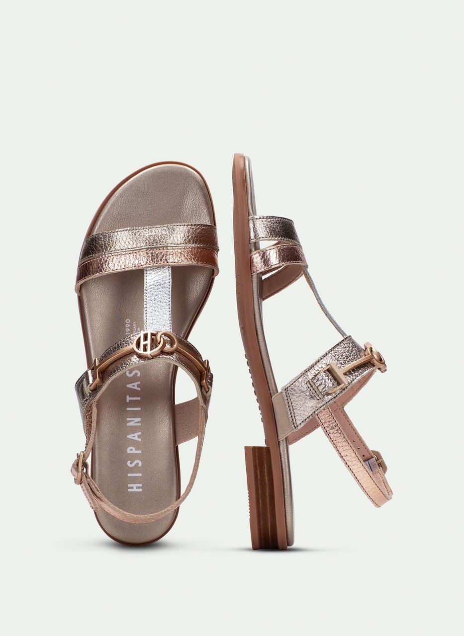 flat sandal yakarta metals