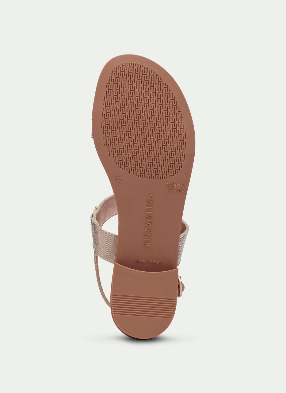 flat sandal yakarta metals