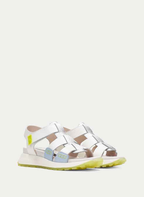 shoes sport-sandals ambarwhite-silver-sky - hispanitas