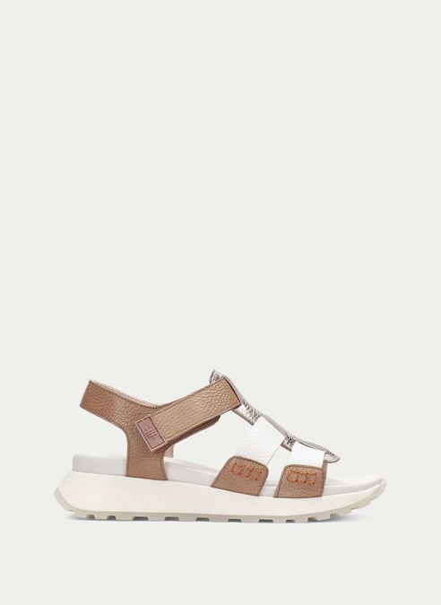 shoes sport-sandals ambarwhite-almond-champagne - hispanitas