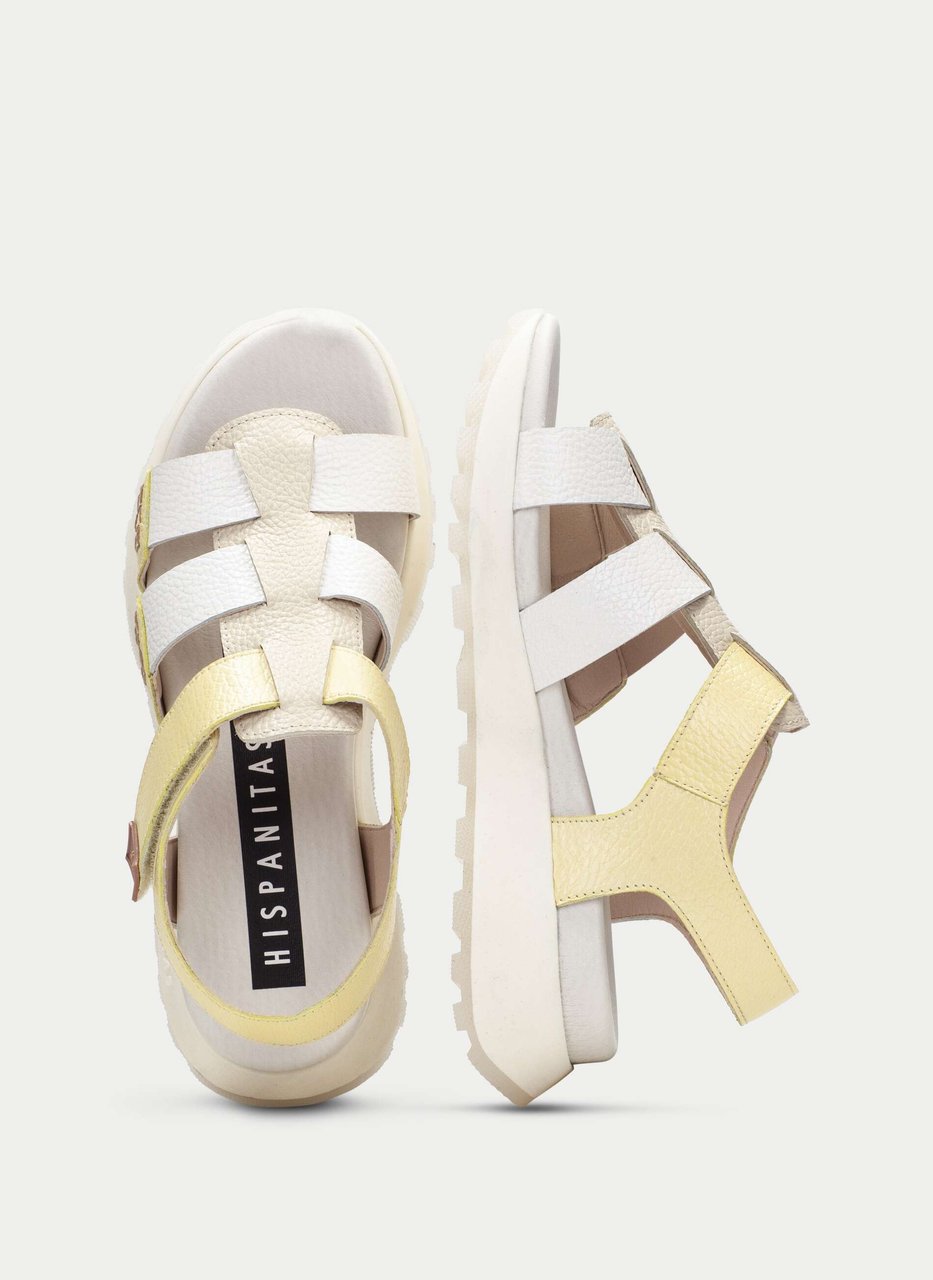 sport sandals ambar branco-amarelo