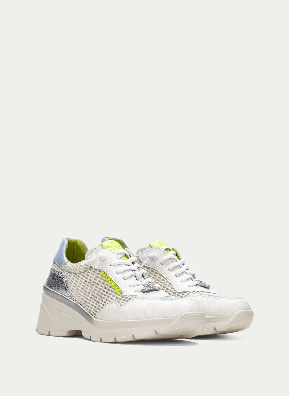 sneaker jade white-silver-sky