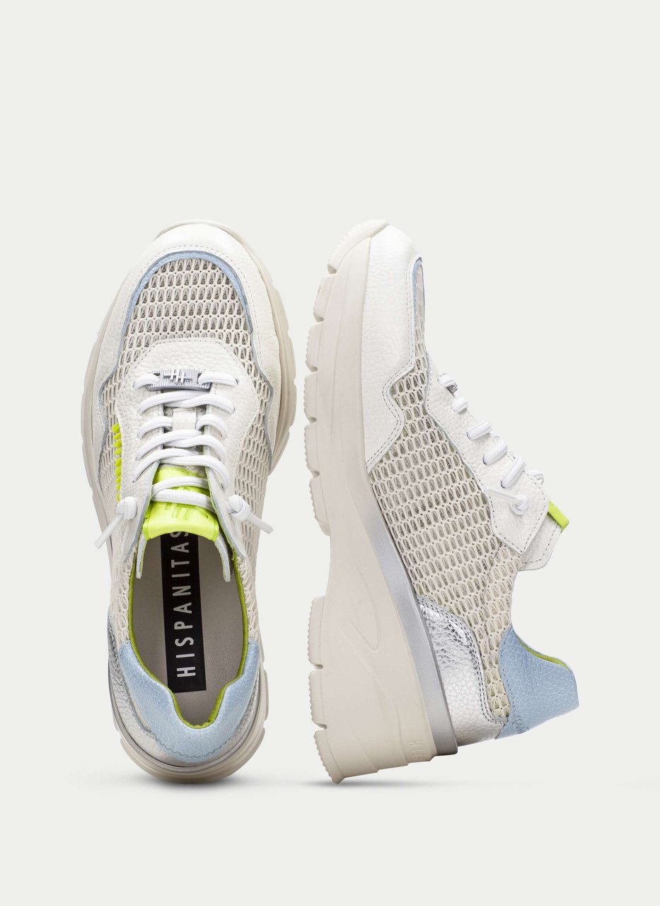sneaker jade white-silver-sky