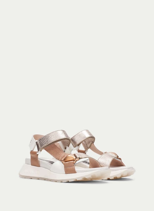 shoes sport-sandals ambarwhite-almond-champagne - hispanitas