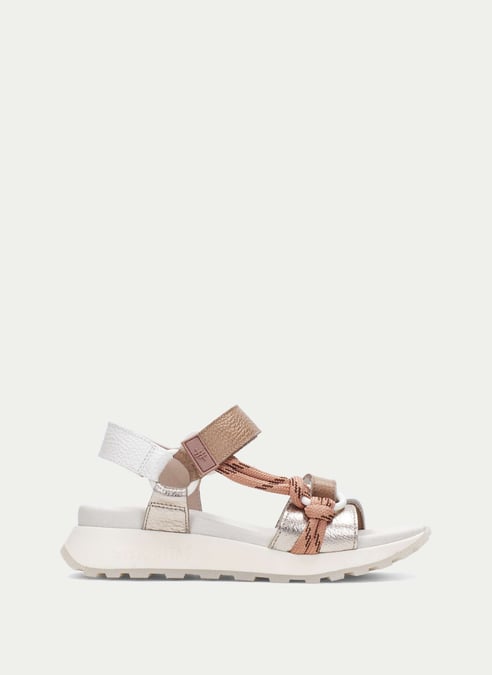 shoes sport-sandals ambarwhite-almond-champagne - hispanitas