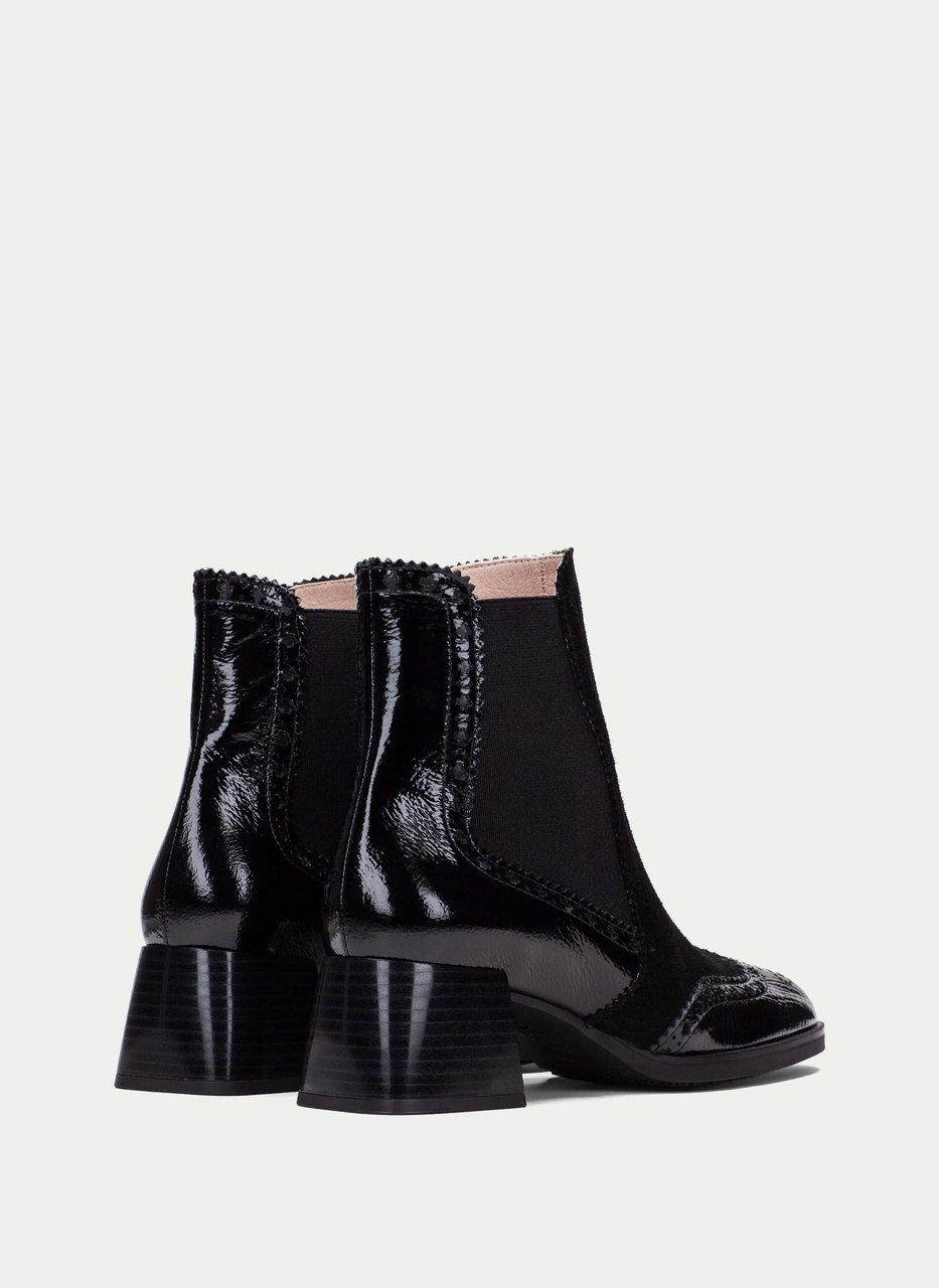 botín milan negro