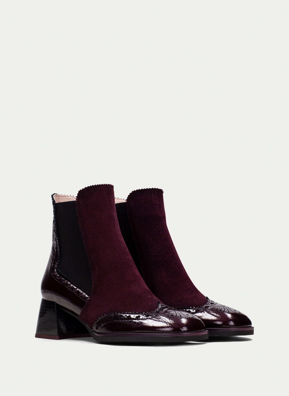 stiefelette milan wein