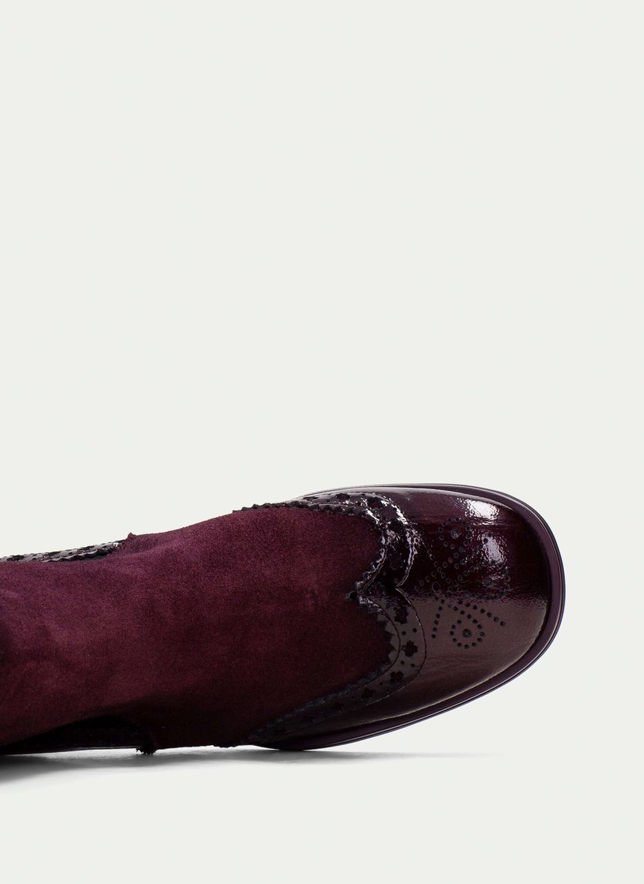 stiefelette milan wein
