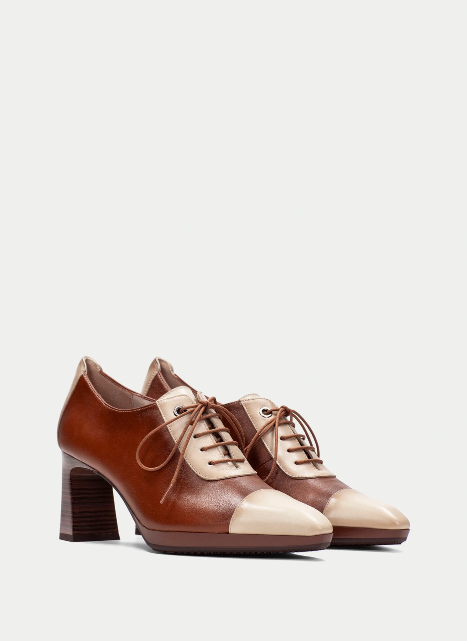 derby ankara cuir-milk