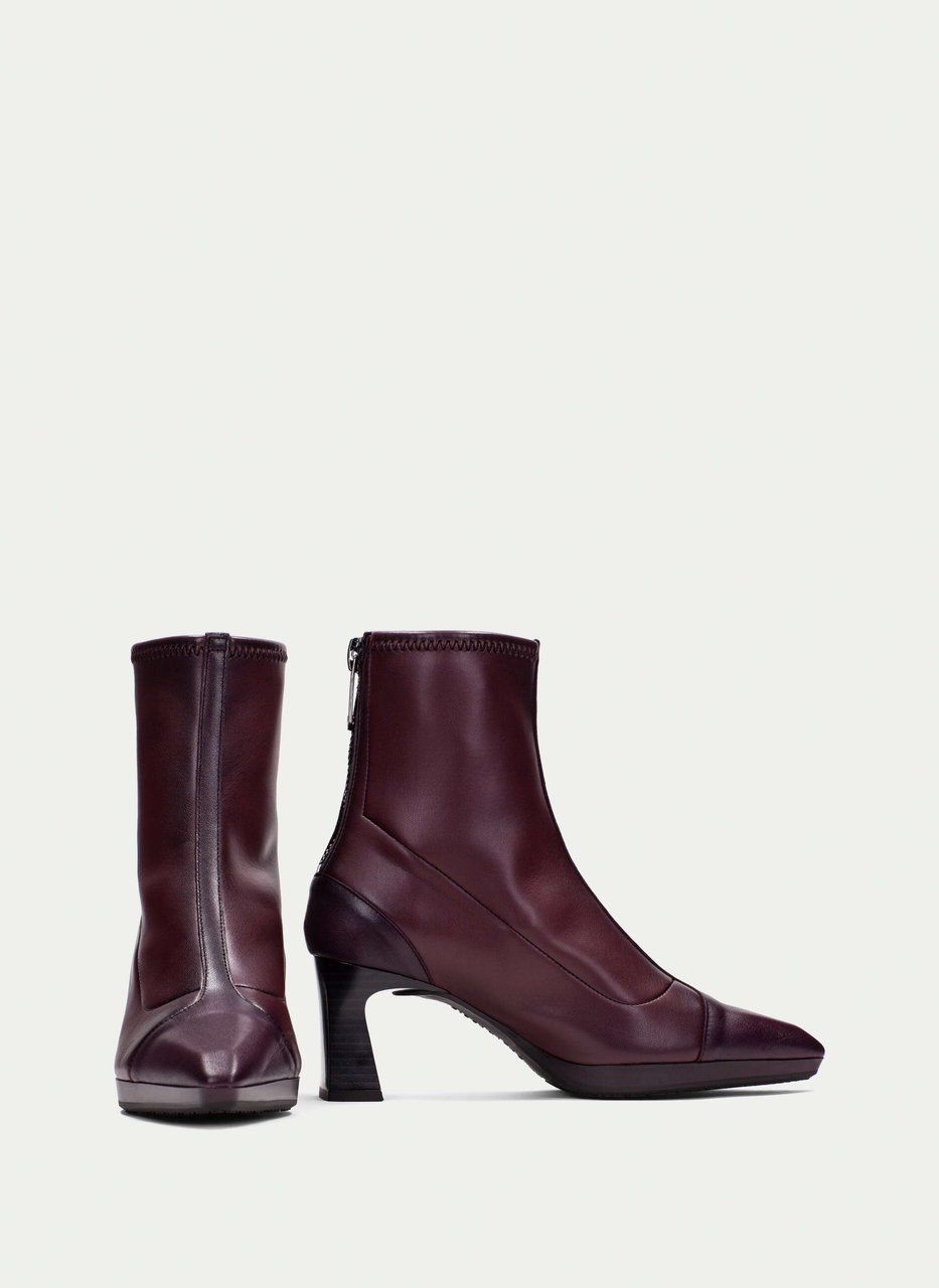 ankle boot ankara wine