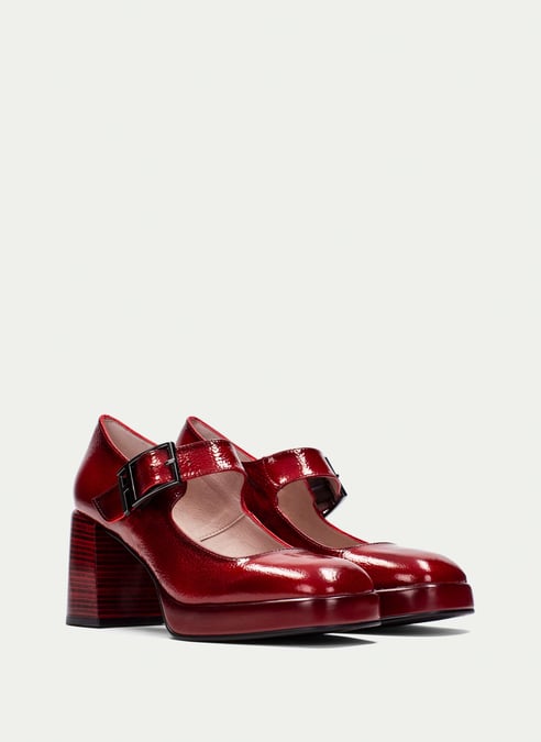 outlet mary jane tokio rojo - hispanitas