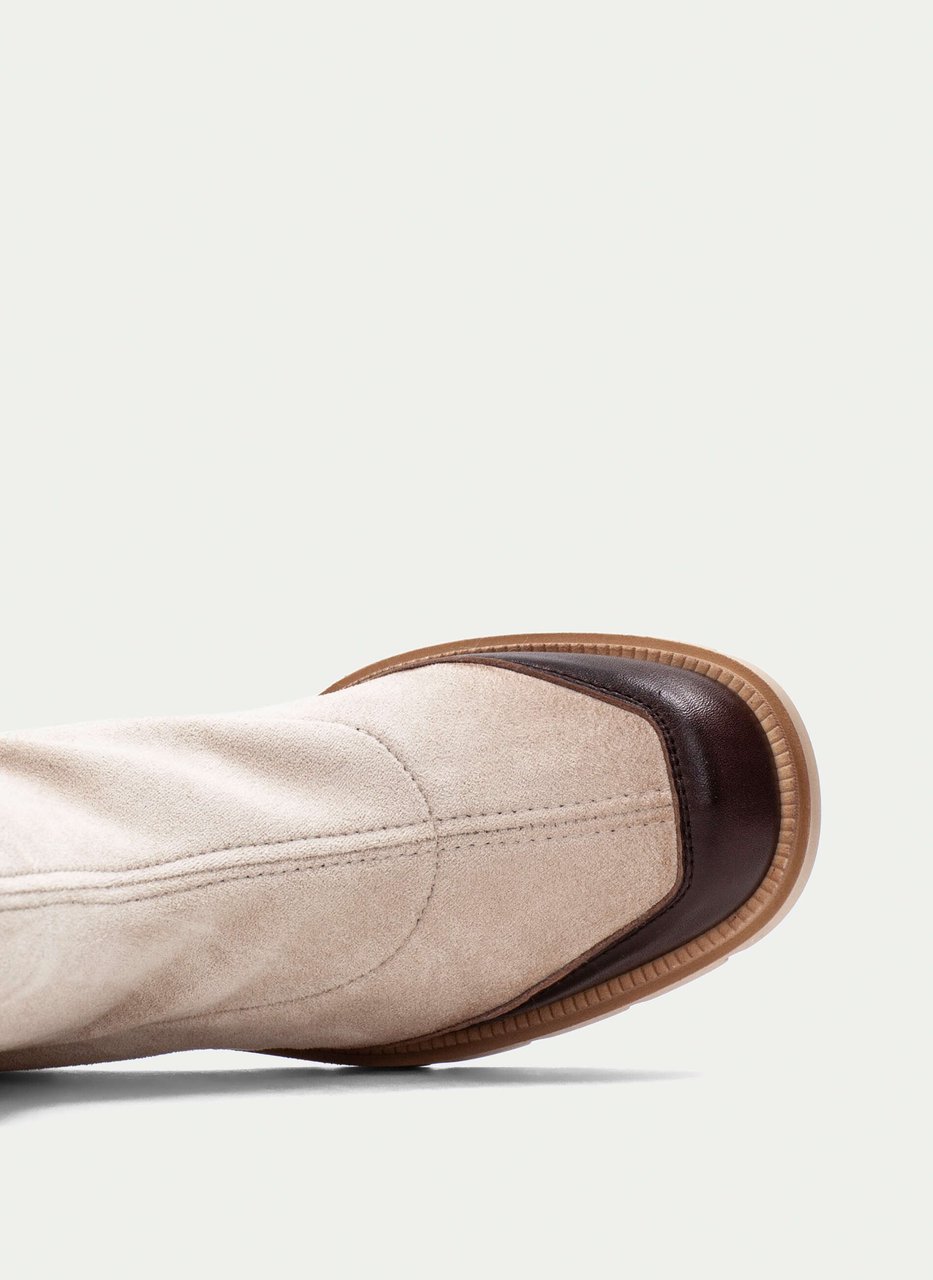stivaletto everest marrone-milk