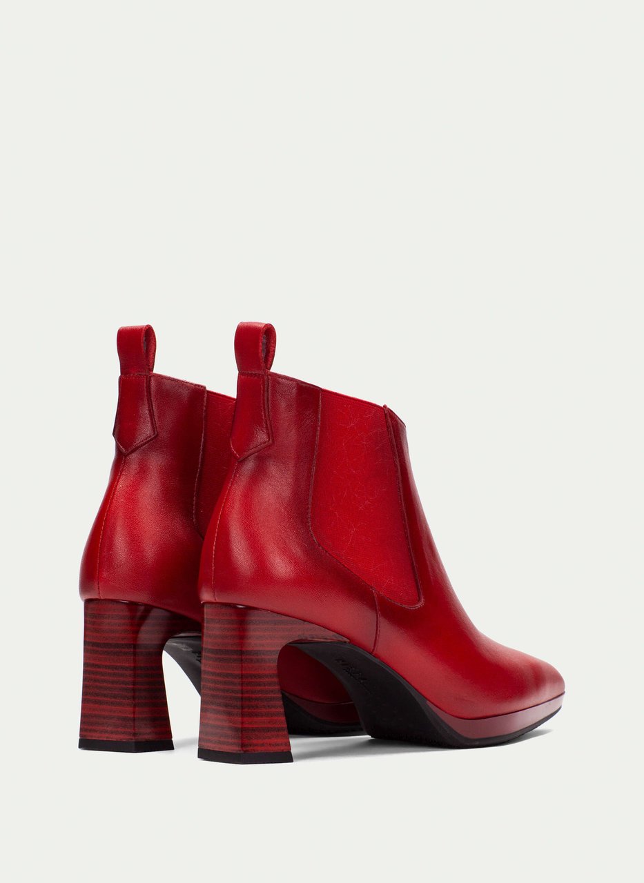 botín ankara rojo
