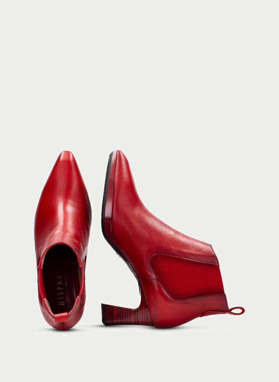 botín ankara rojo