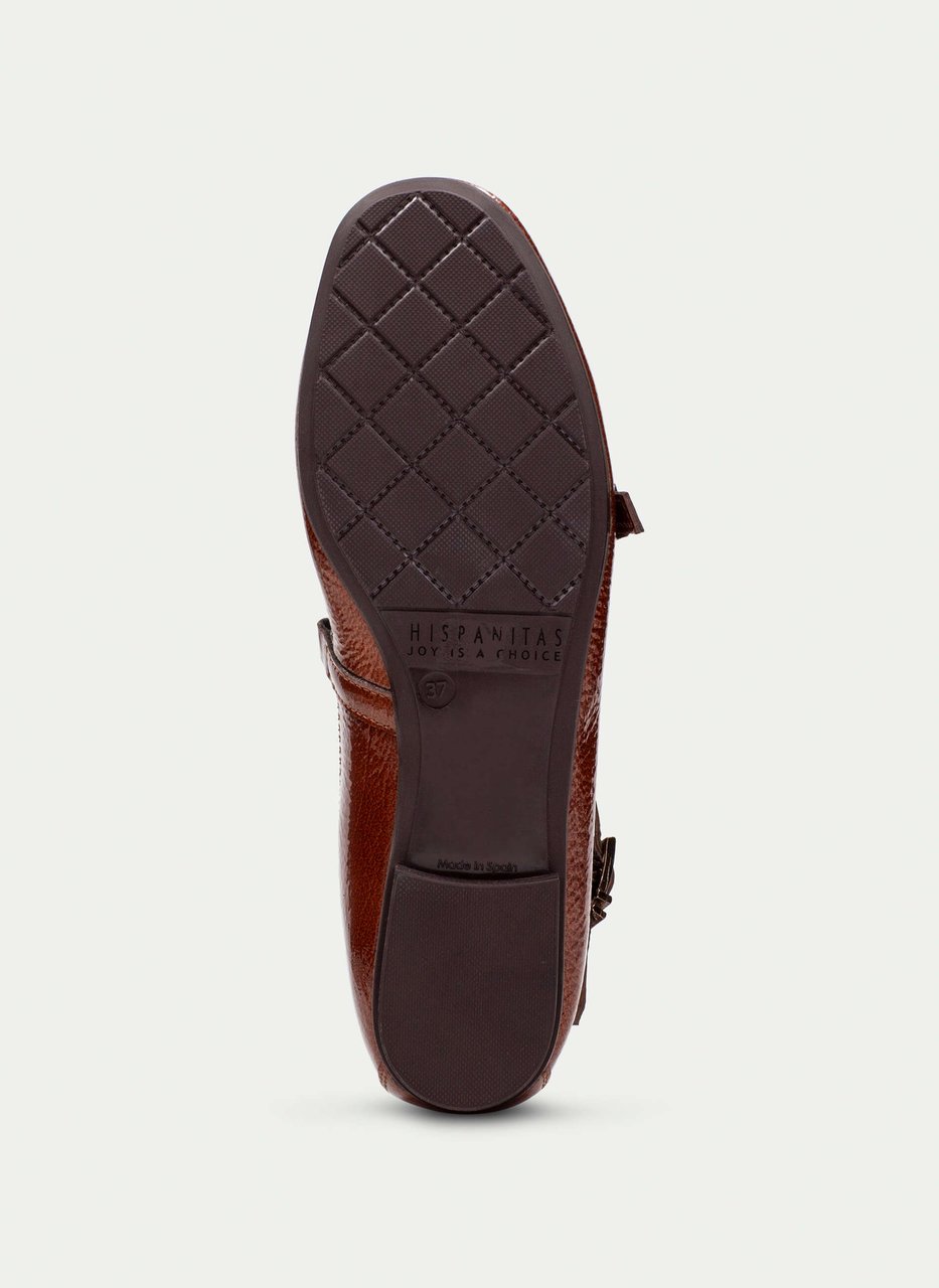 ballerine basil cuir