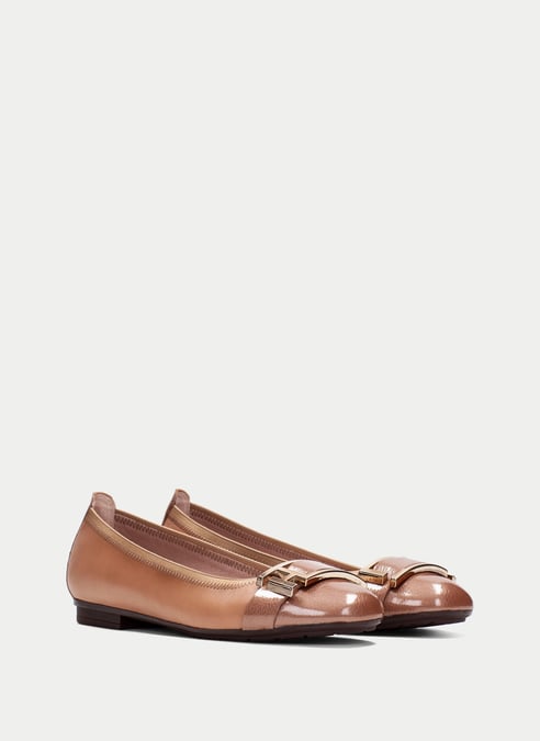 outlet bailarina basil almond - hispanitas