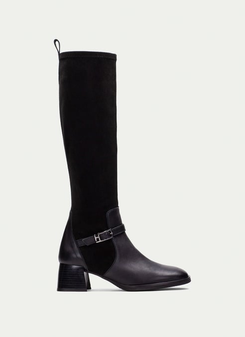 outlet stiefel milan schwarz - hispanitas