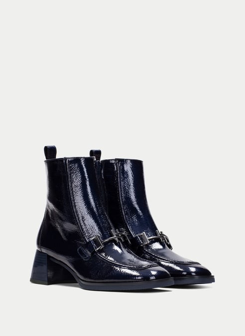 outlet botín milan azul - hispanitas