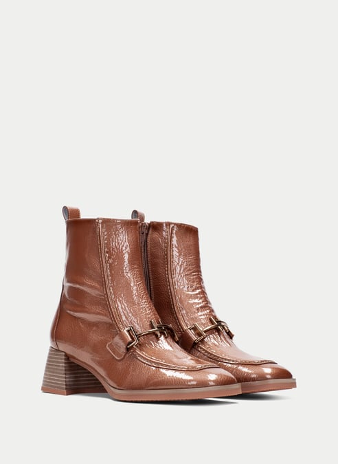 outlet botín milan almond - hispanitas