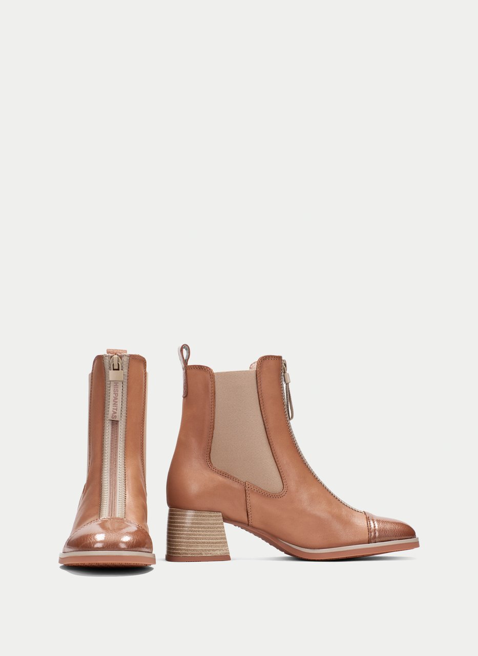 stiefelette milan almond