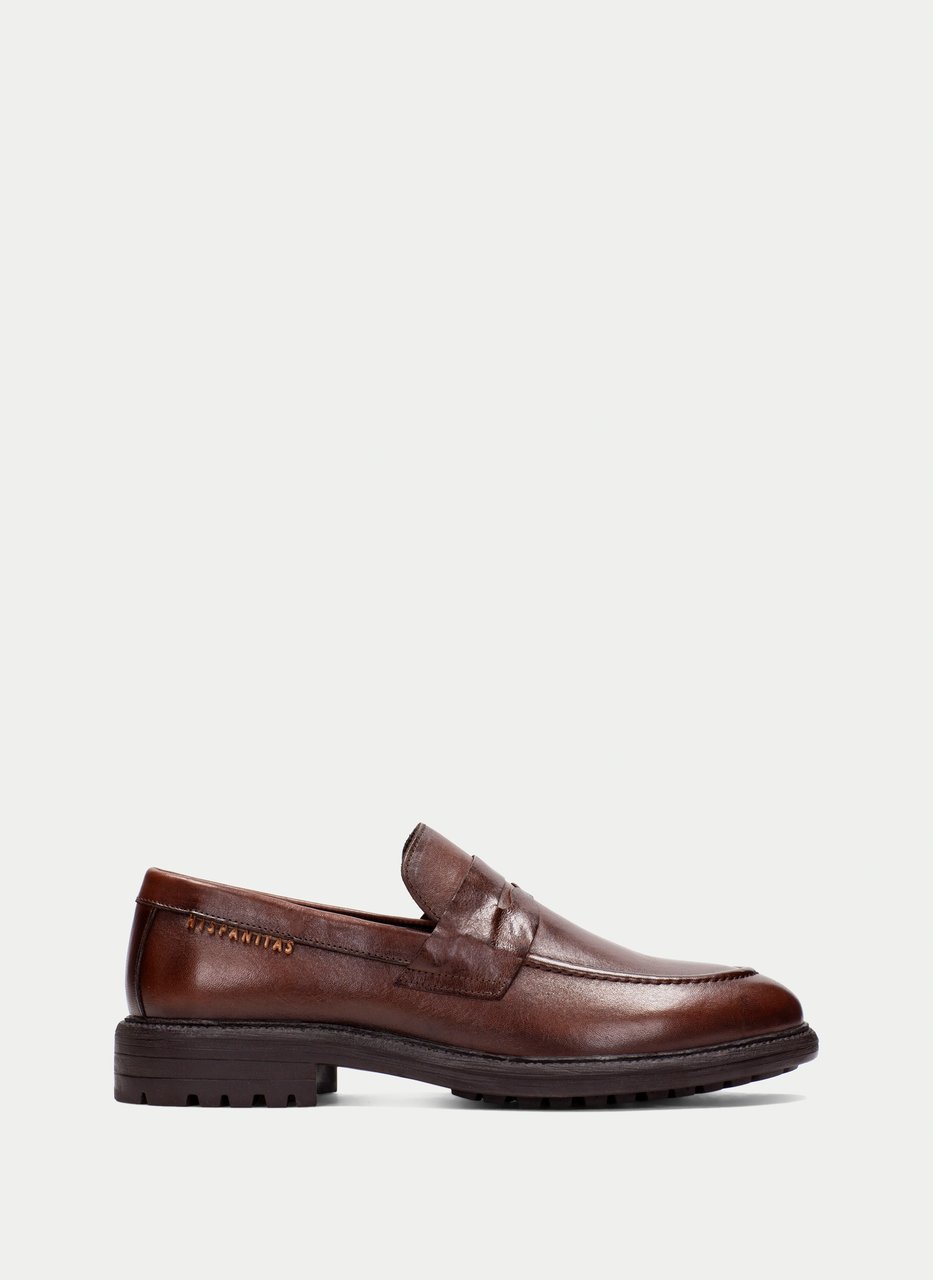 mocasín  cuero