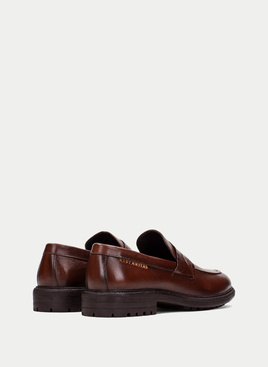 mocasín  cuero