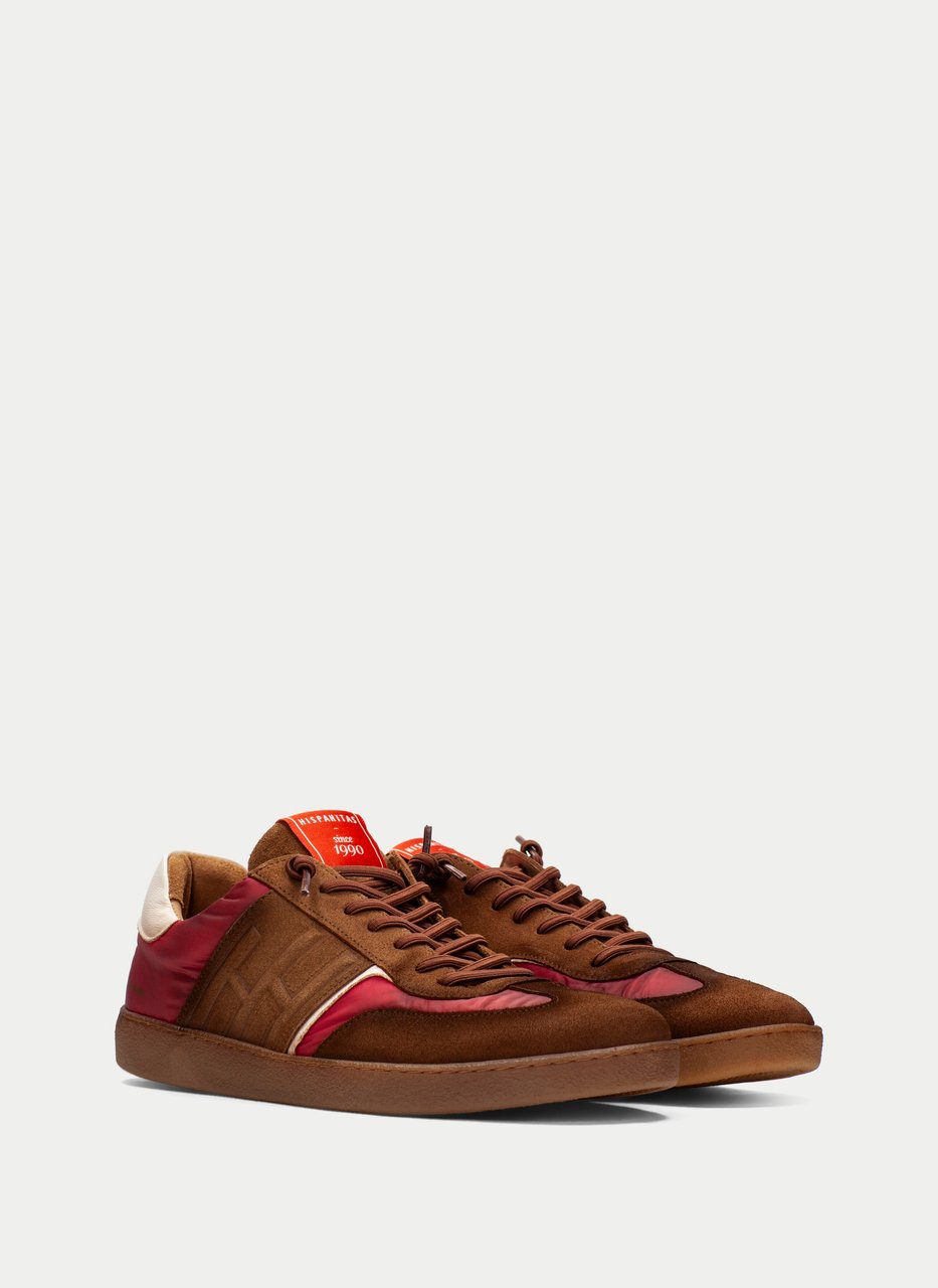 sneaker madison cuir-rouge