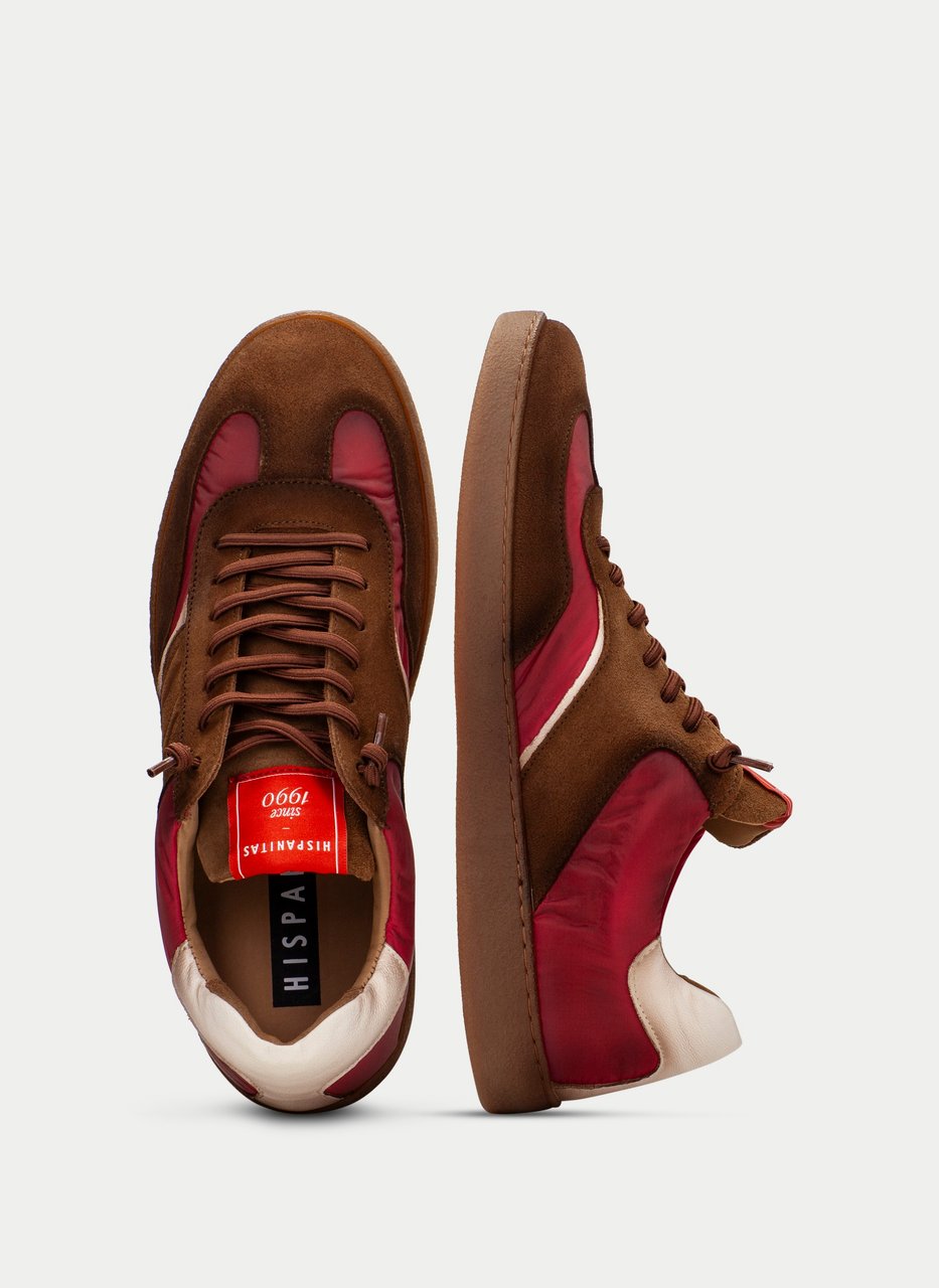 sneaker madison cuir-rouge