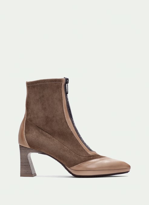 outlet botín atlanta taupe - hispanitas