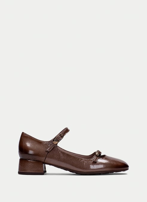 outlet mary-jane oporto nocciola - hispanitas