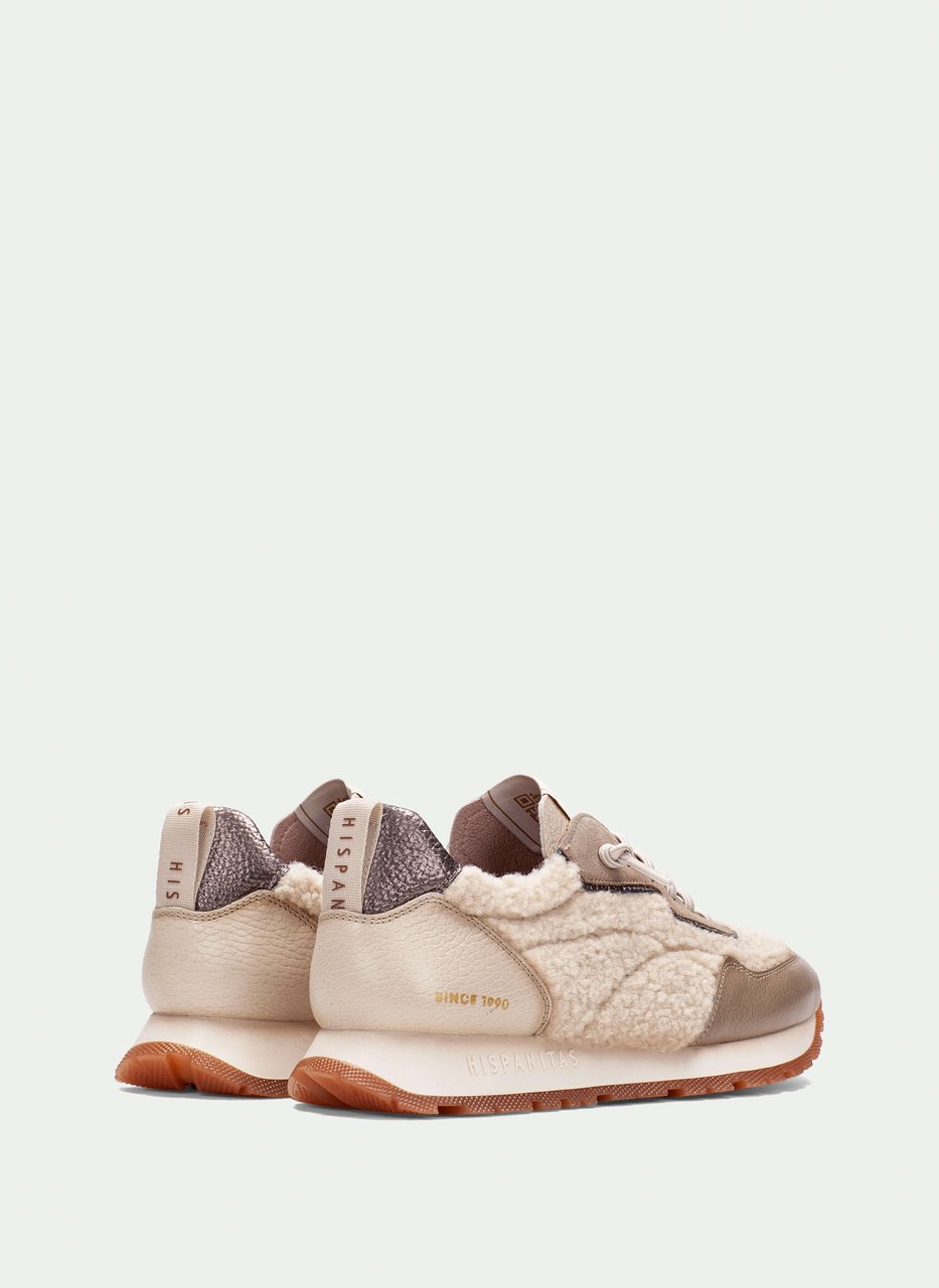 sneaker kansas teddy-taupe
