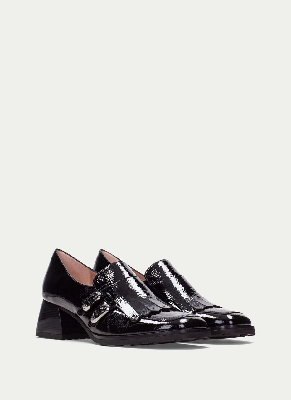 zapatos con hebilla marsella negro