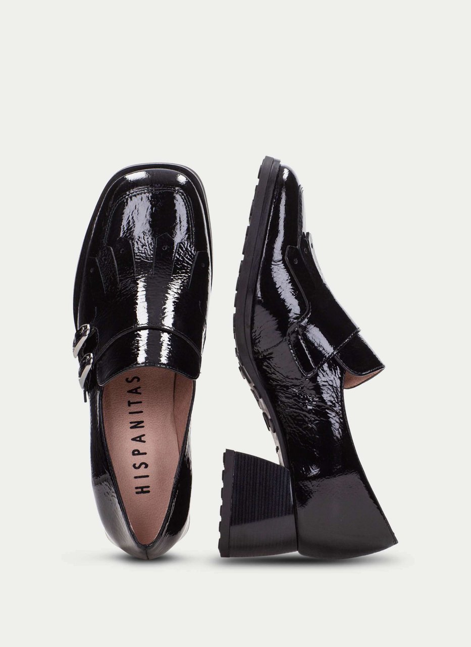 zapatos con hebilla marsella negro