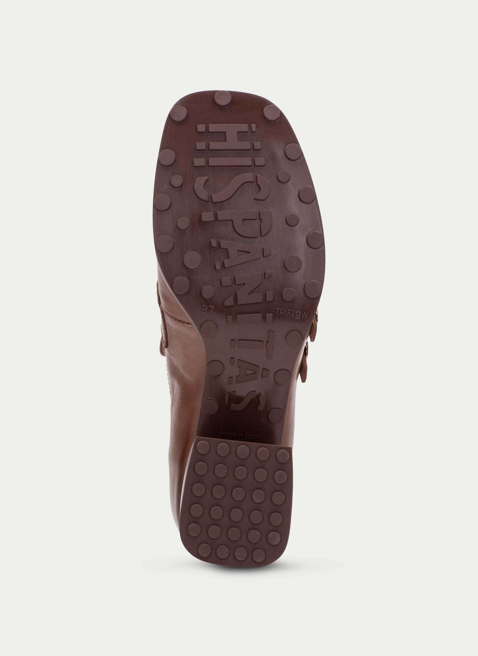 zapatos con hebilla marsella avellana
