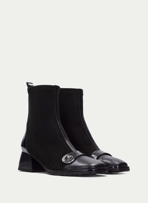 outlet botín marsella negro - hispanitas