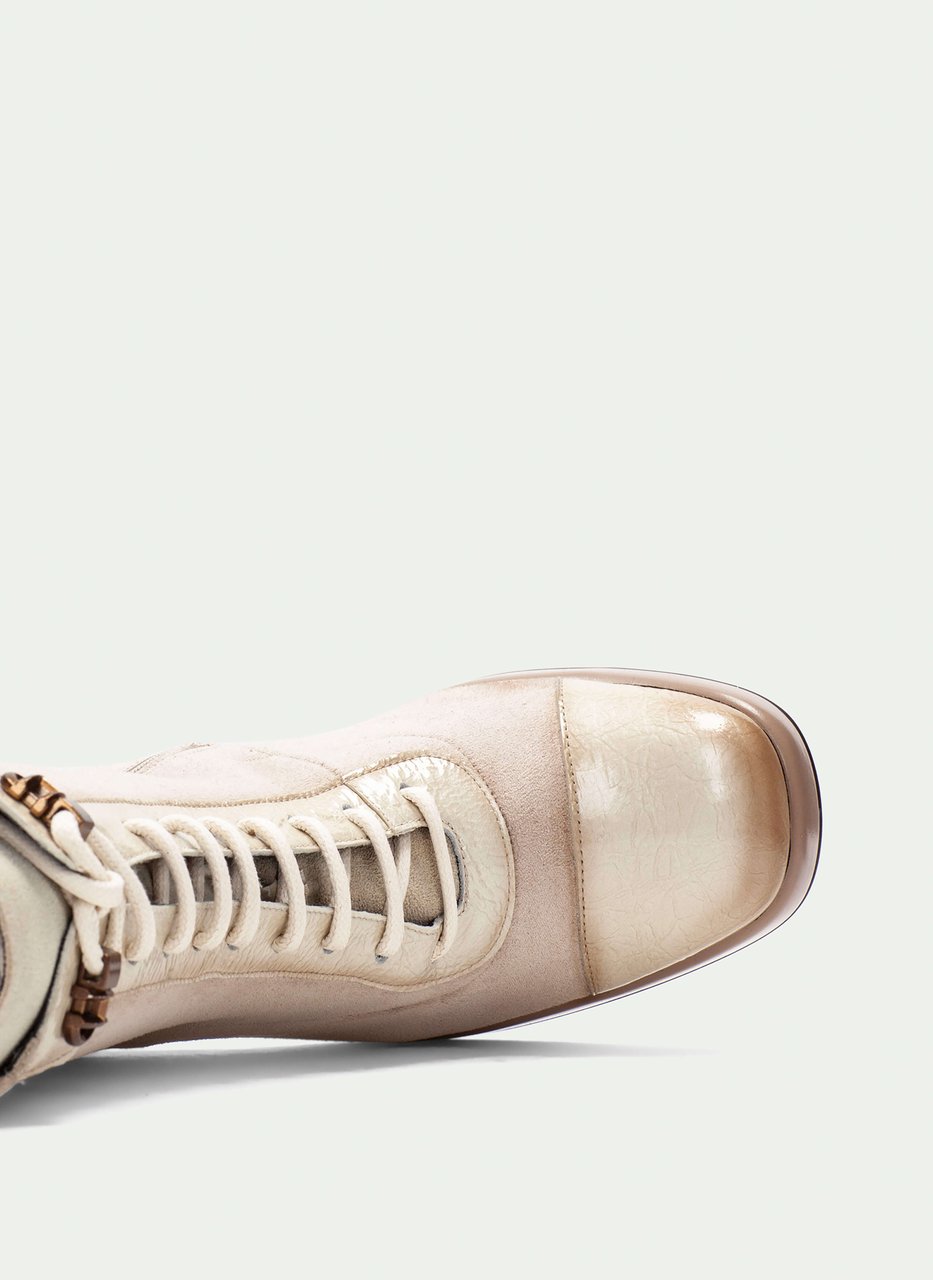botín tokio crema